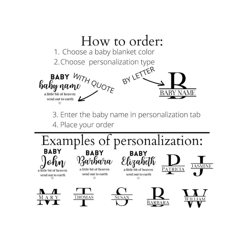 Personalized Baby Blanket Merino Wool Personalized Baby Etsy