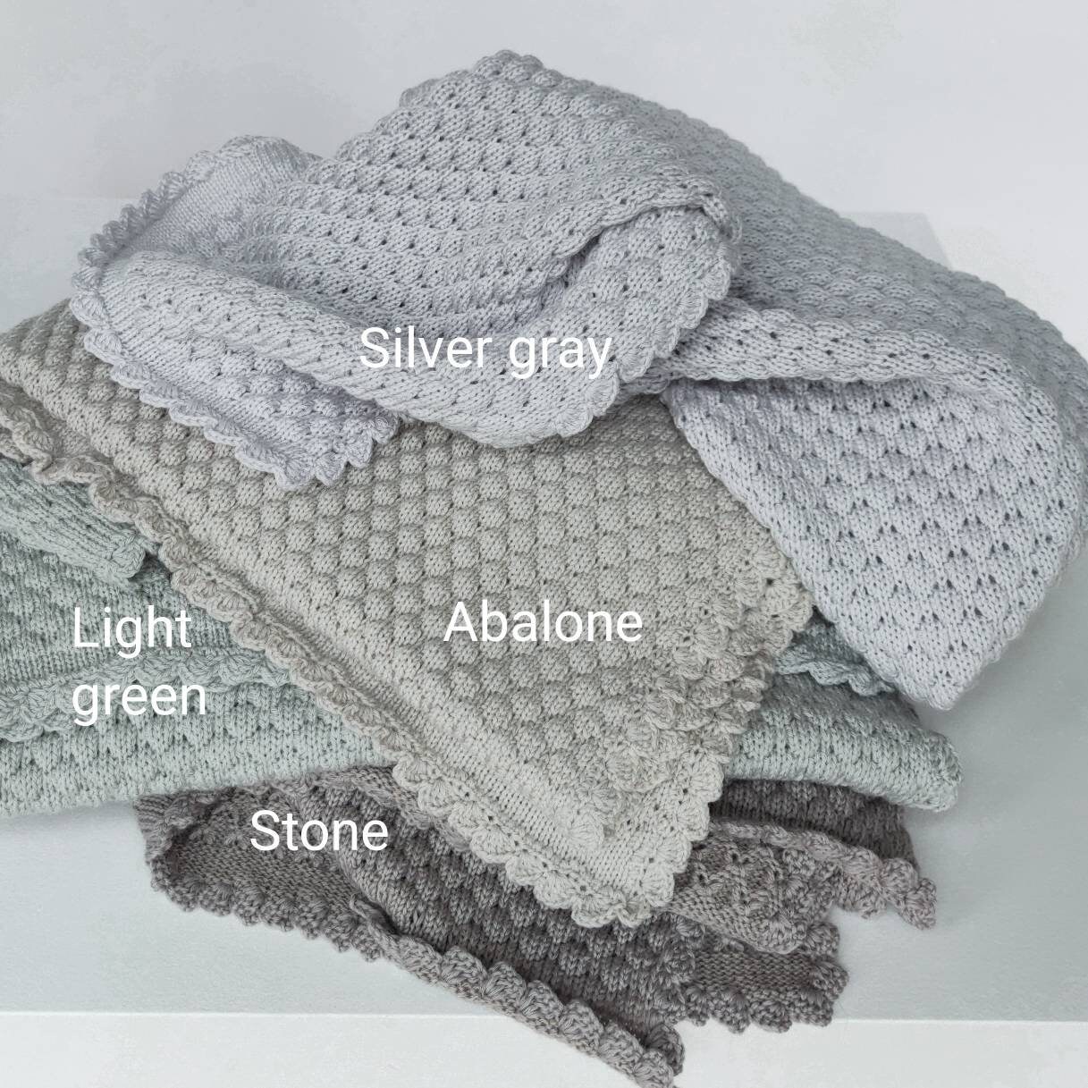 Newborn baby blanket gray gender neutral baby blanket gift Etsy
