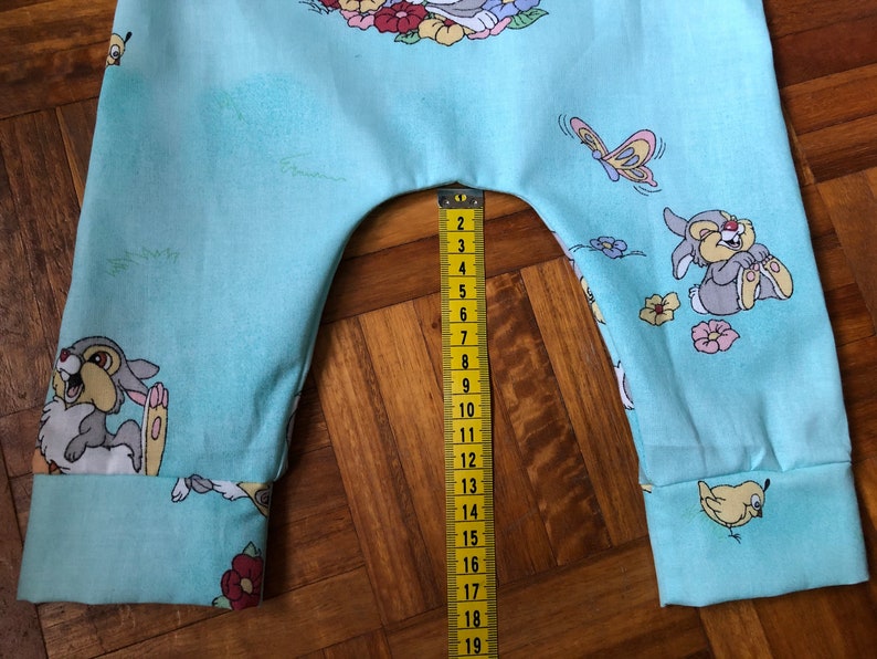 Gorgeous Vintage handmade Bambi baby harem romper playsuit size EU 6268-36 Months