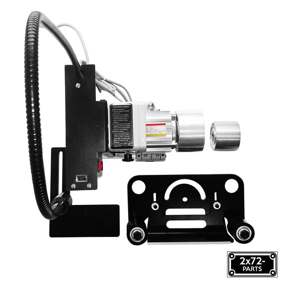 2x72 Belt Grinder D-Backing Plate with Wheels /& Platen plus Tool Rest