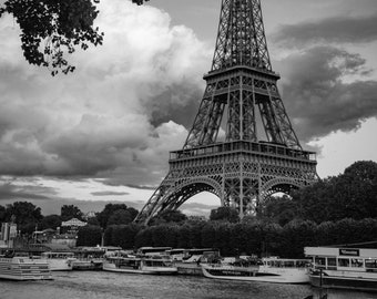 Eiffel Tower from the Seine Fine Art Photo Print