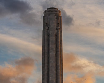 Liberty Memorial at Sunset