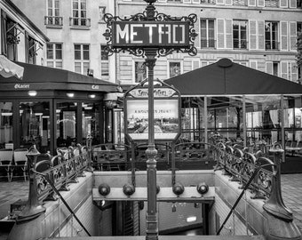 Paris Metro Entryway Fine Art Photo Print