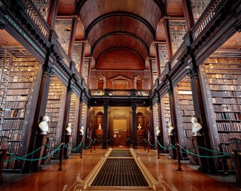 Library of Trinity College Fine Art Photo Print