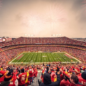 Chiefs Touchdown at Arrowhead Fine Art Photo Print
