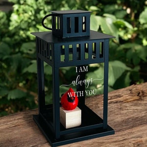 Personalized Memorial Lantern, In Memory of Lantern,  In Memory Lantern, Funeral Gift, Grave Decoration, Outdoor Lantern, Custom Grief Gift