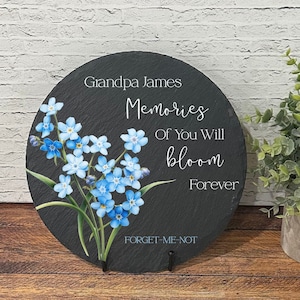 May the Winds of  Heaven Blow Softly,  Sympathy Gift, Slate Grave Marker, Keepsake, Remembrance, Bereavement Gift, Loss of a Loved One,