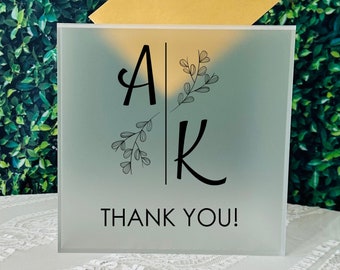 Wedding Card Box, Acrylic Card Box,  Personalized Card box, Custom Envelope Box, Wedding/Birthday/ Quinceanera/Party Gift Card Box with Lid