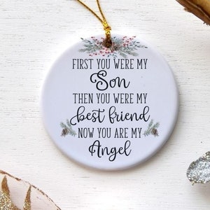 Pérdida de hijo, ornamento conmemorativo, ornamento de recuerdo, pérdida de un ser querido, regalo de simpatía, ornamento de simpatía, recuerdo, recuerdo