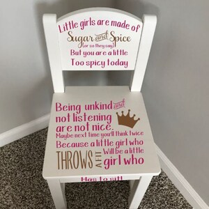 little girls chair