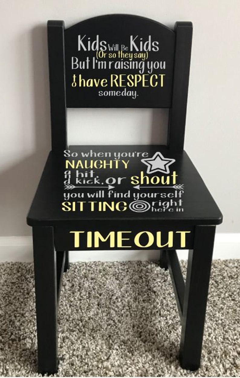 wood time out chair time out chair timeout chair naughty spot timeout  time out naughty chair wooden timeout chair kids will be kids