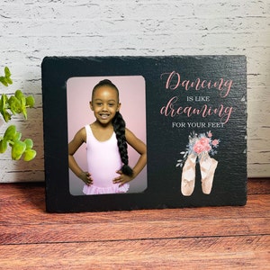My First Dance Recital Photo Frame, Dance Recital Picture Frame Personalized, Dance Recital Gift for Girls, 1st Dance Recital Frame