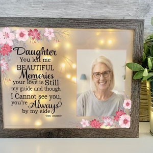 You Left Me Beautiful Memories, Sympathy Gift, Memorial Frame, Keepsake, Memory Frame, Bereavement Gift, Sympathy Frame, Memorial Shadow Box