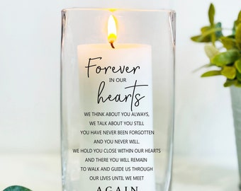 Wedding Memorial Candle for Loss of Loved One, Wedding Candle ...