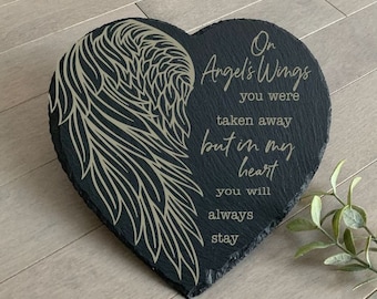 On Angels Wngs You Were Taken Away SVG / N My Heart/you Wll Stay