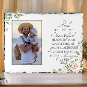 Loss of Dad, Loss of Spouse, Slate Photo Frame, Bereavement, Sympathy Gift, Memorial Gift, Sympathy Frame, Memorial Frame, Memory Frame