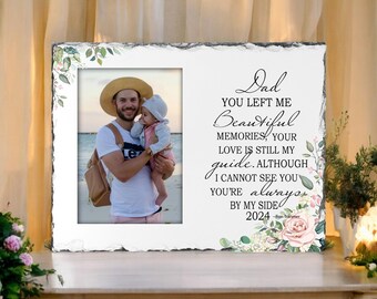 Loss of Dad, Loss of Spouse, Slate Photo Frame, Bereavement, Sympathy Gift, Memorial Gift, Sympathy Frame, Memorial Frame, Memory Frame