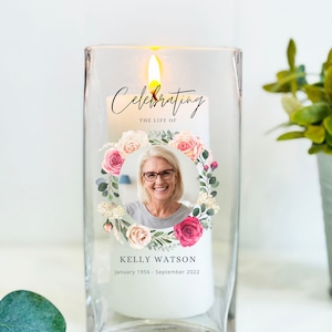 Memorial Candle For Loss Of Loved One, Memory Candle For Celebration Of Life, Funeral Candle, Memorial Gift Candle, Prayer Candle, In Memory
