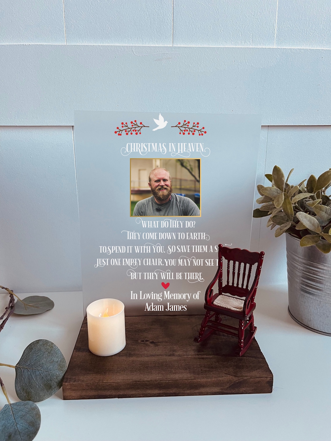 Christmas in Heaven Memorial, Christmas Memorial Gift, Christmas