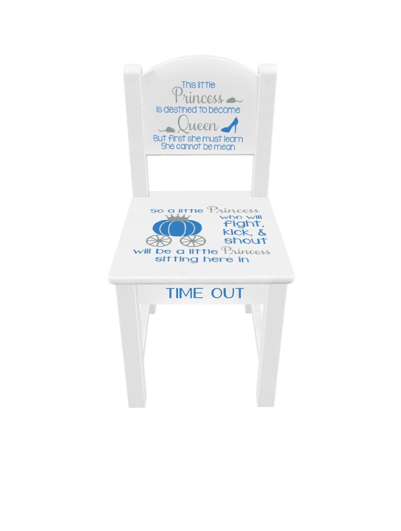 Time Out Naughty Chair Wall Sticker Vinyl Decal - Kids Nursery Toddler Reflection Art By Ozdecocomau