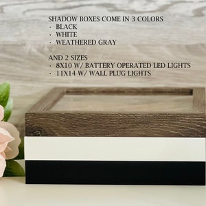 Shadow box colors