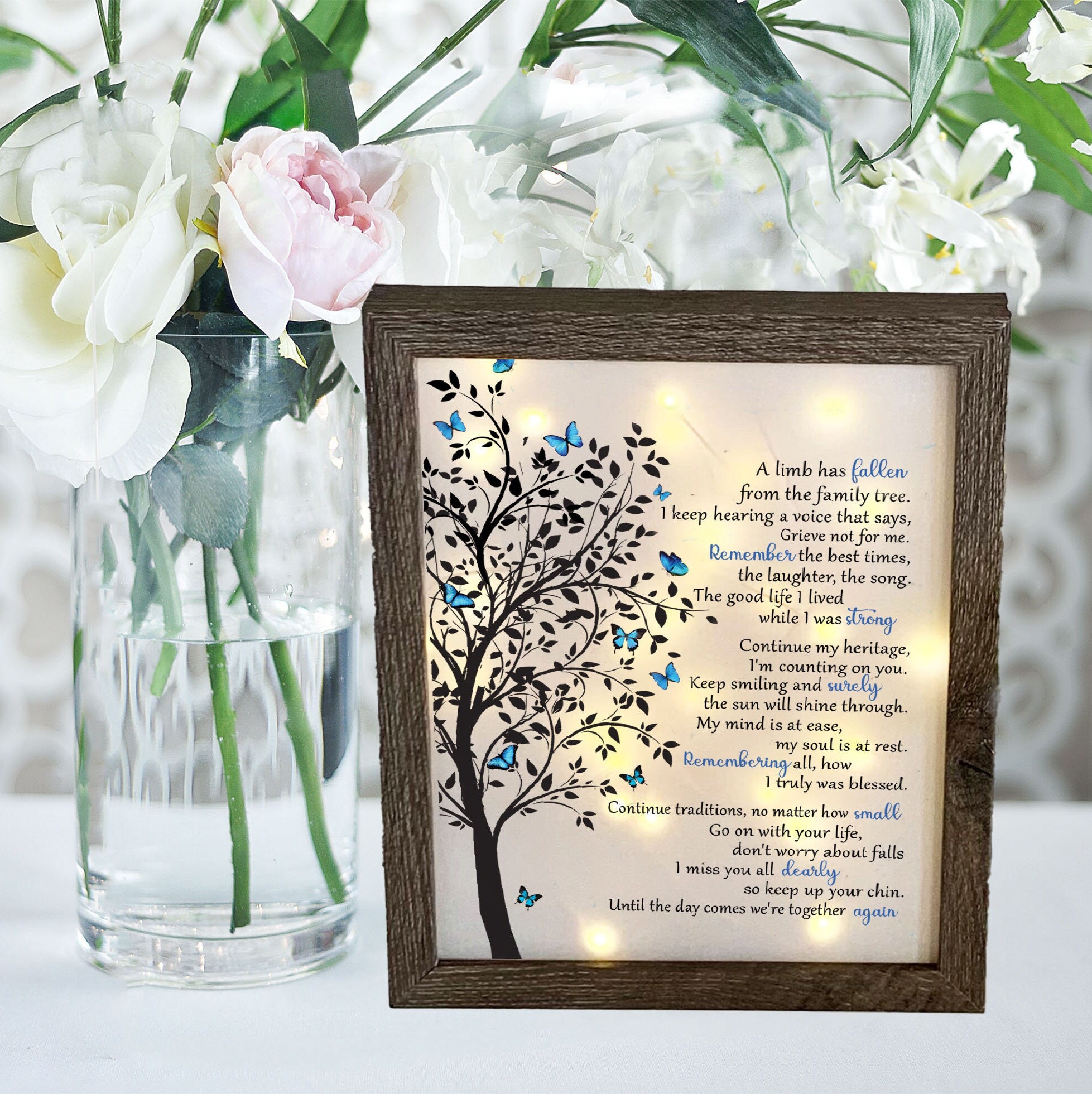 A Limb Has Fallen Family Tree Memorial Gift Keepsake for Etsy A Limb Has Fallen Family Tree Memorial Gift Keepsake for Etsy