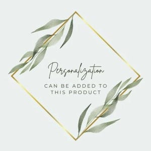 Item can be personalized