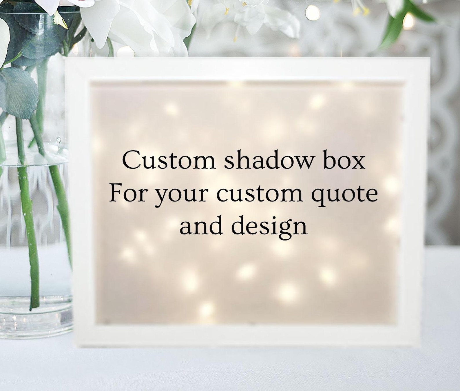 Shadow Box Grief Custom Shadow Box, Sympathy Gift, Memorial Frame, Keepsake, Memory ...