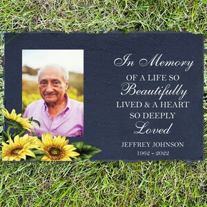 Cardinals Appear Memorial Garden Slate,  Sympathy Gift, Slate Grave Marker, Keepsake, Remembrance, Bereavement Gift, Loss of a Loved One,