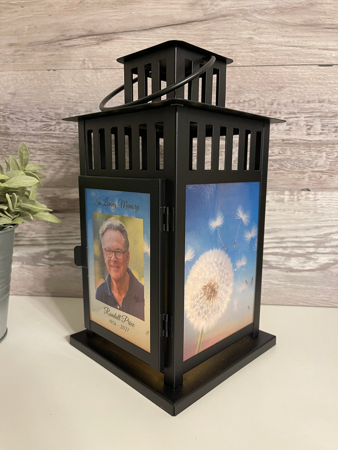 Outdoor Memorial Lantern Gravesite Marker Quick Ship Listen Etsy