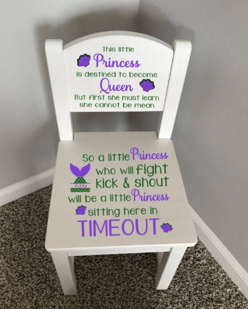 wooden time out chair unfinished