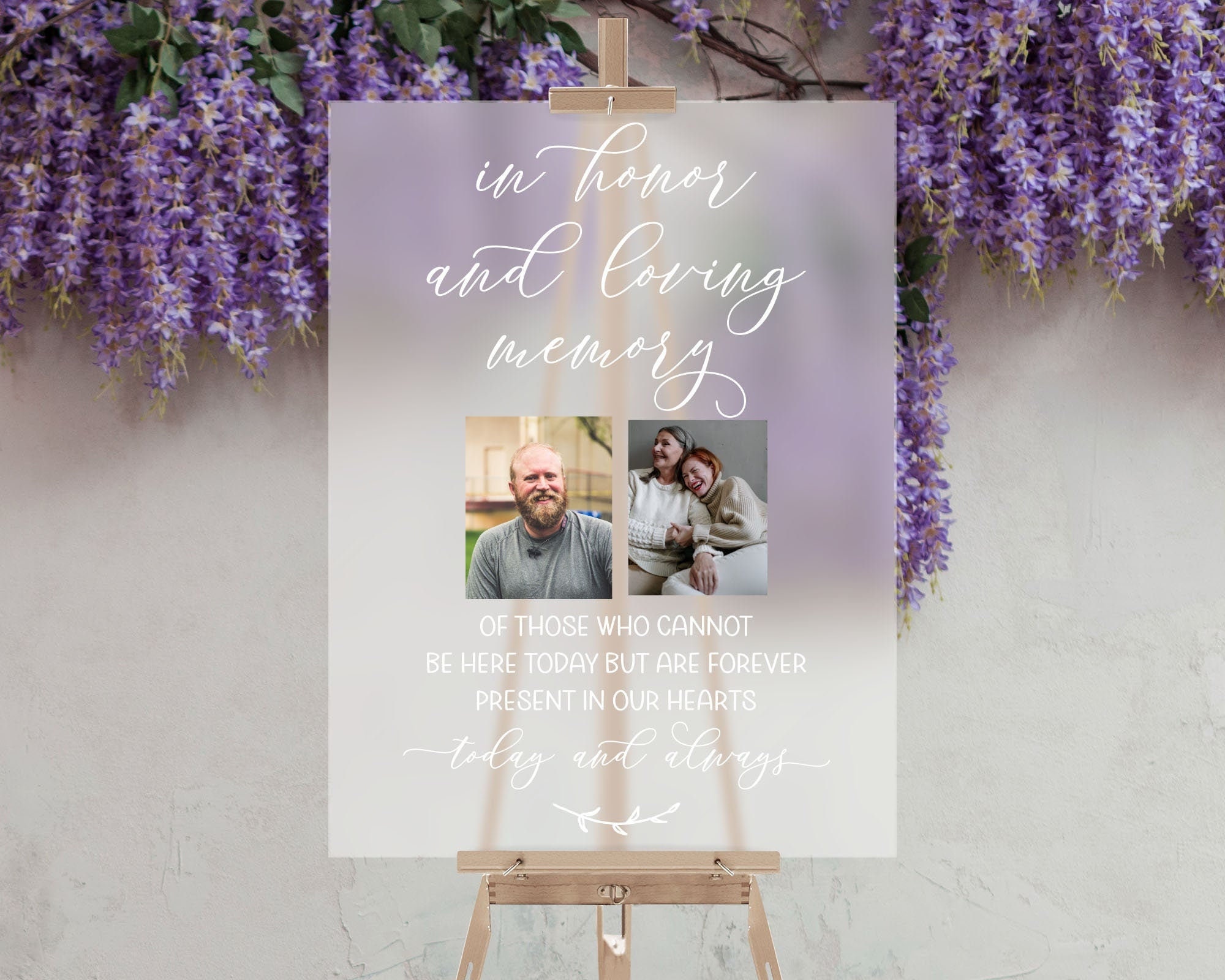 Targa Acrilico A Cuore Per Papà | Regalo Compleanno/Festa Del