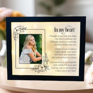 Your Memory Is a keepsake, Sympathy Gift, Memorial Frame, Keepsake, Memory Frame, Bereavement Gift, Sympathy Frame,  Memorial Shadow Box,