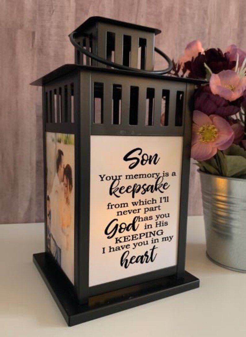 Loss of Son Sympathy gift Memory Candle Sympathy Candle Etsy