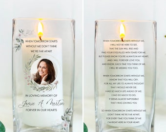 Memorial Candle For Loss Of Loved One, Memory Candle For Celebration Of Life, Funeral Candle, Memorial Gift Candle, Prayer Candle, In Memory
