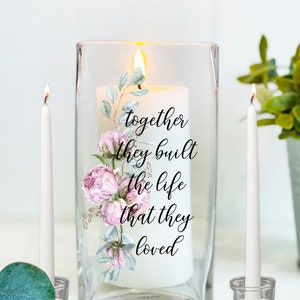 Custom Unity Set For Wedding, Unity Set Personalized, Handmade Unity Candle, Wedding Candle Personalized, Unity Ceremony, Wedding Candle