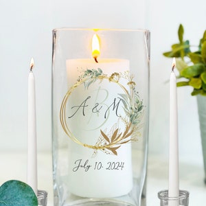 Custom Unity Set For Wedding, Unity Set Personalized, Handmade Unity Candle, Wedding  Personalized, Unity Ceremony, Marry My Best Friend