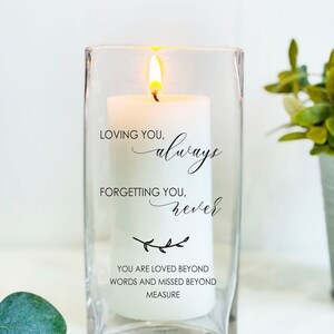Memorial Candle For Loss Of Loved One, Memory Candle For Celebration Of Life, Funeral Candle, Memorial Gift Candle, Prayer Candle, In Memory