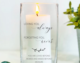 Memorial Candle For Loss Of Loved One, Memory Candle For Celebration Of Life, Funeral Candle, Memorial Gift Candle, Prayer Candle, In Memory