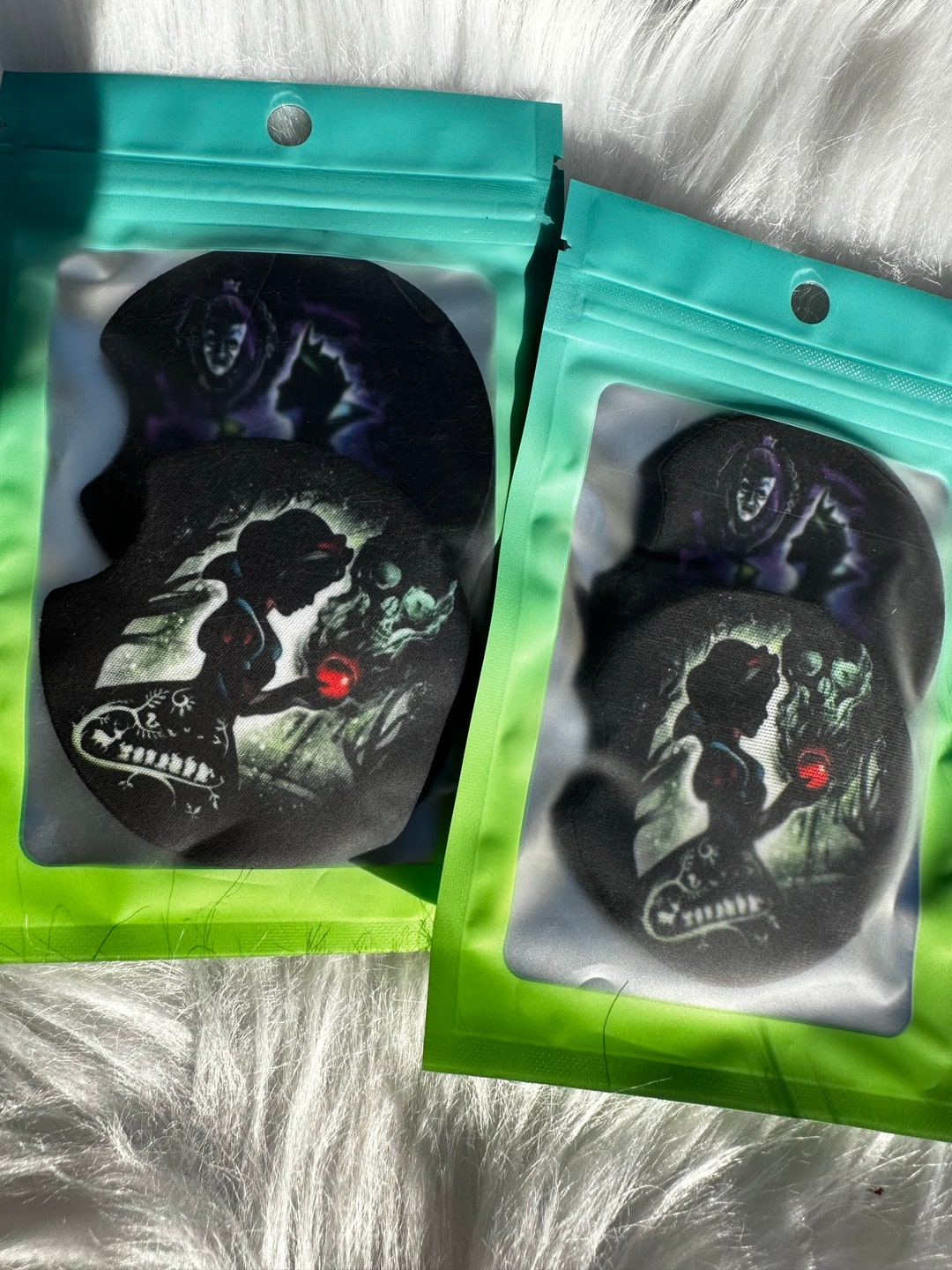 Princess Inspired Snow White Car Coaster Set Etsy