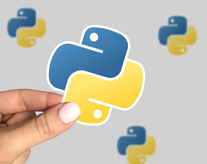 Python Sticker Python Laptop Sticker Python Car Sticker | Etsy