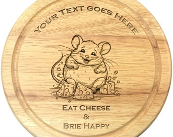 Mouse Themed & Personalised Cheese Boards