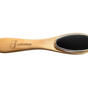 personalised lint brush an shoe horn