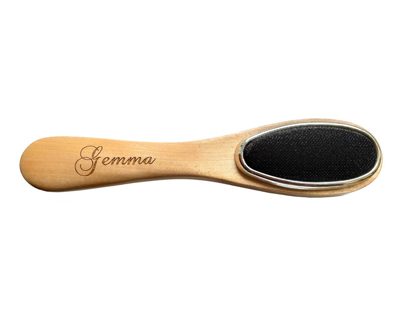 personalised lint brush an shoe horn