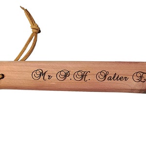 Long handle Shoe Horn Cedar Wood 60cm 2 Foot Long Personalised gift Grandpa Dad Fathers day 50th 60th 70th birthday for him image 7