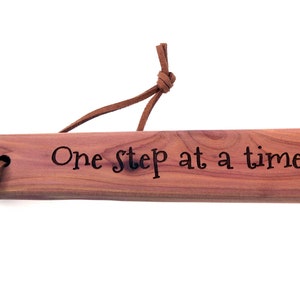Long handle Shoe Horn Cedar Wood 60cm 2 Foot Long Personalised gift Grandpa Dad Fathers day 50th 60th 70th birthday for him image 5