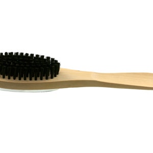 stiff bristle clothes brush