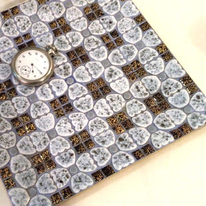 Vintage MCM Mosaikbricka, Handgjord