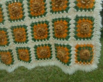 Daisy Blanket Etsy - 