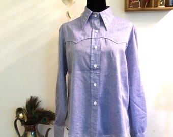 Blusa de mujer vintage, Lady Marlboro sz. 42/ litros